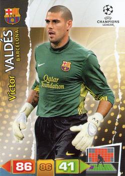 2011-12 Panini Adrenalyn XL UEFA Champions League #NNO Victor Valdes Front