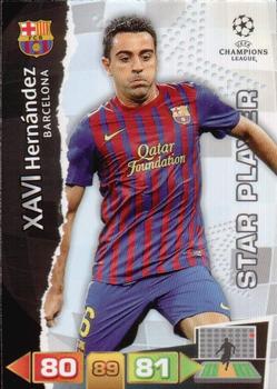 2011-12 Panini Adrenalyn XL UEFA Champions League #NNO Xavi Hernandez Front