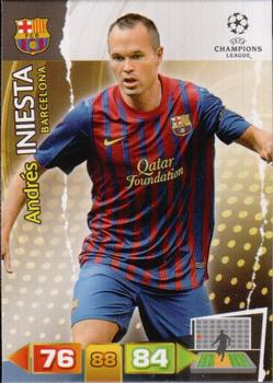 2011-12 Panini Adrenalyn XL UEFA Champions League #NNO Andres Iniesta Front