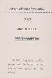 1972-73 FKS Wonderful World of Soccer Stars Stickers #253 Jim Steele Back