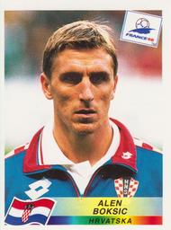 1998 Panini World Cup Stickers #547 Alen Boksic Front