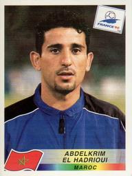 1998 Panini World Cup Stickers #53 Abdelkrim El Hadrioui Front