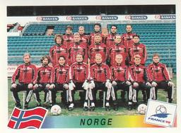 1998 Panini World Cup Stickers #67 Norge Team Front