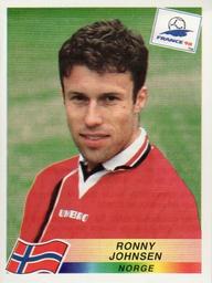1998 Panini World Cup Stickers #72 Ronny Johnsen Front