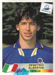 1998 Panini World Cup Stickers #94 Demetrio Albertini Front