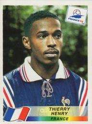1998 Panini World Cup Stickers #172 Thierry Henry Front