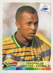1998 Panini World Cup Stickers #187 Doctor Khumalo Front