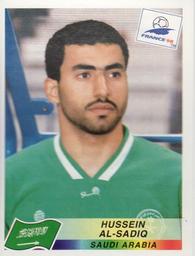 1998 Panini World Cup Stickers #209 Hussein Al-Sadiq Front