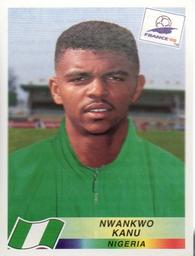 1998 Panini World Cup Stickers #258 Nwankwo Kanu Front
