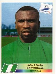 1998 Panini World Cup Stickers #261 Jonathan Akpoborie Front