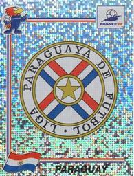 1998 Panini World Cup Stickers #264 Paraguay Badge Front