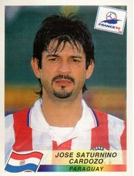 1998 Panini World Cup Stickers #279 Jose Saturnino Cardozo Front