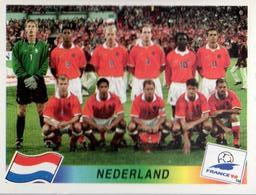 1998 Panini World Cup Stickers #299 Nederland Team Front