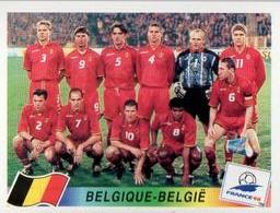 1998 Panini World Cup Stickers #317 Belgique Team Front