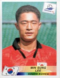 1998 Panini World Cup Stickers #340 Lee Min-Sung Front