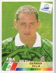 1998 Panini World Cup Stickers #365 German Villa Front