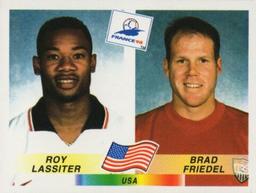 1998 Panini World Cup Stickers #416 Roy Lassiter / Brad Friedel Front