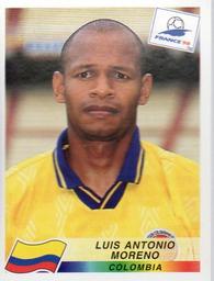 1998 Panini World Cup Stickers #451 Luis Antonio Moreno Front