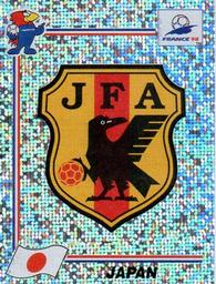 1998 Panini World Cup Stickers #517 Japan Badge Front