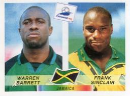1998 Panini World Cup Stickers #553 Warren Barrett / Frank Sinclair Front