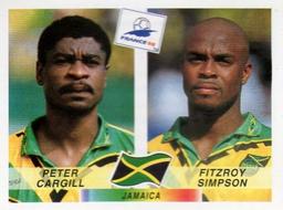 1998 Panini World Cup Stickers #557 Peter Cargill / Fitzroy Simpson Front