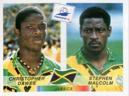1998 Panini World Cup Stickers #559 Chistopher Dawes / Stephen Malcolm Front