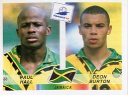 1998 Panini World Cup Stickers #560 Paul Hall / Deon Burton Front