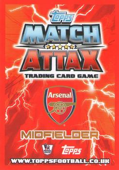 2012-13 Topps Match Attax Premier League #11 Alex Oxlade-Chamberlain Back