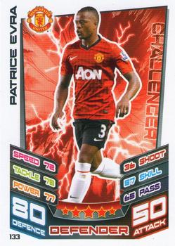 2012-13 Topps Match Attax Premier League #133 Patrice Evra Front