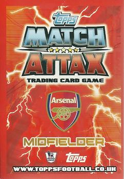 2012-13 Topps Match Attax Premier League #15 Tomas Rosicky Back
