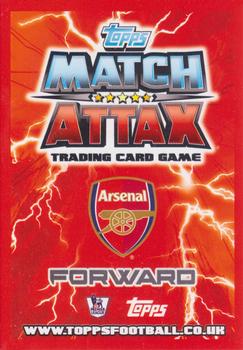 2012-13 Topps Match Attax Premier League #18 Olivier Giroud Back