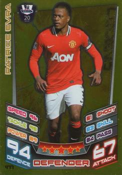 2012-13 Topps Match Attax Premier League #477 Patrice Evra Front