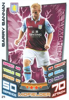 2012-13 Topps Match Attax Premier League #27 Barry Bannan Front