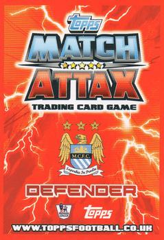 2012-13 Topps Match Attax Premier League #114 Micah Richards Back