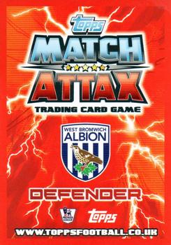 2012-13 Topps Match Attax Premier League #314 Billy Jones Back