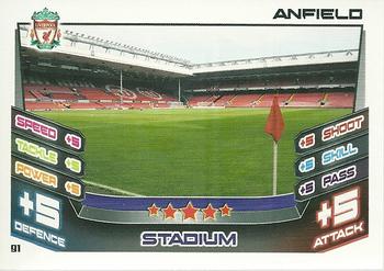 2012-13 Topps Match Attax Premier League #91 Anfield Front