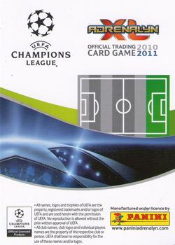 2010-11 Panini Adrenalyn XL UEFA Champions League #NNO Antonio Valencia Back