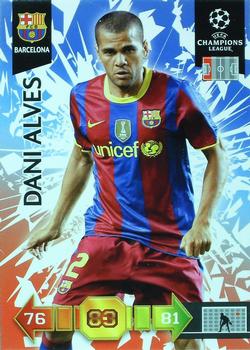 2010-11 Panini Adrenalyn XL UEFA Champions League #NNO Dani Alves Front