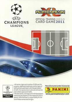 2010-11 Panini Adrenalyn XL UEFA Champions League #NNO Eric Abidal Back