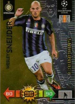 2010-11 Panini Adrenalyn XL UEFA Champions League #NNO Wesley Sneijder Front