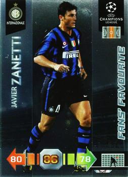 Panini 170 Javier Adelmar Zanetti FC Internazionale UEFA CL 2007/08 