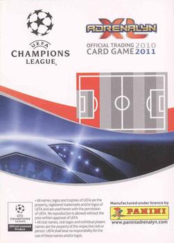 2010-11 Panini Adrenalyn XL UEFA Champions League #NNO Anthony Reveillere Back