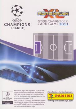 2010-11 Panini Adrenalyn XL UEFA Champions League #NNO Hugo Lloris Back