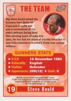 1997-98 Futera Arsenal Fans' Selection #19 Steve Bould Back