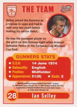 1997-98 Futera Arsenal Fans' Selection #28 Ian Selley Back
