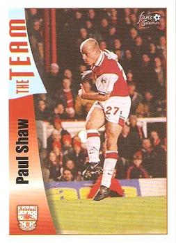 1997-98 Futera Arsenal Fans' Selection #31 Paul Shaw Front