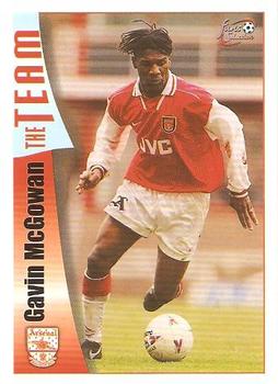 1997-98 Futera Arsenal Fans' Selection #34 Gavin McGowan Front