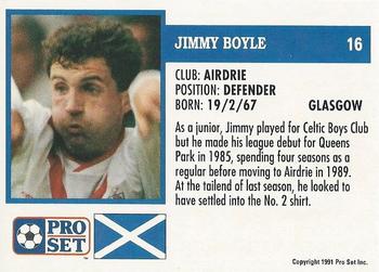 1991-92 Pro Set (Scotland) #16 Jimmy Boyle Back