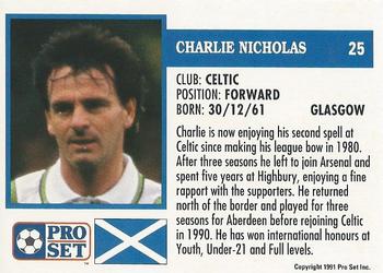 1991-92 Pro Set (Scotland) #25 Charlie Nicholas Back
