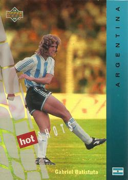 1994 Upper Deck World Cup Contenders English/Spanish - Hot Shots #HS10 Gabriel Batistuta Front